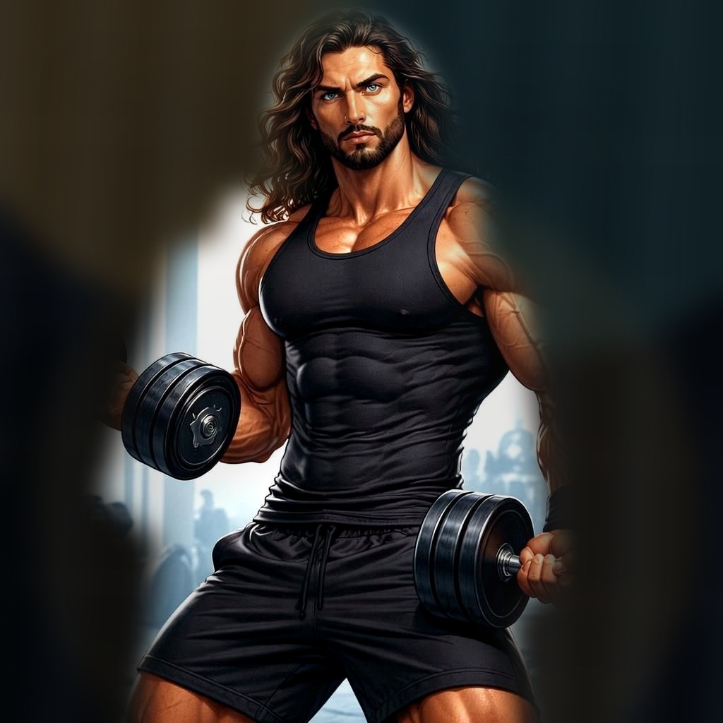WingMan in the gym — healthy and strong